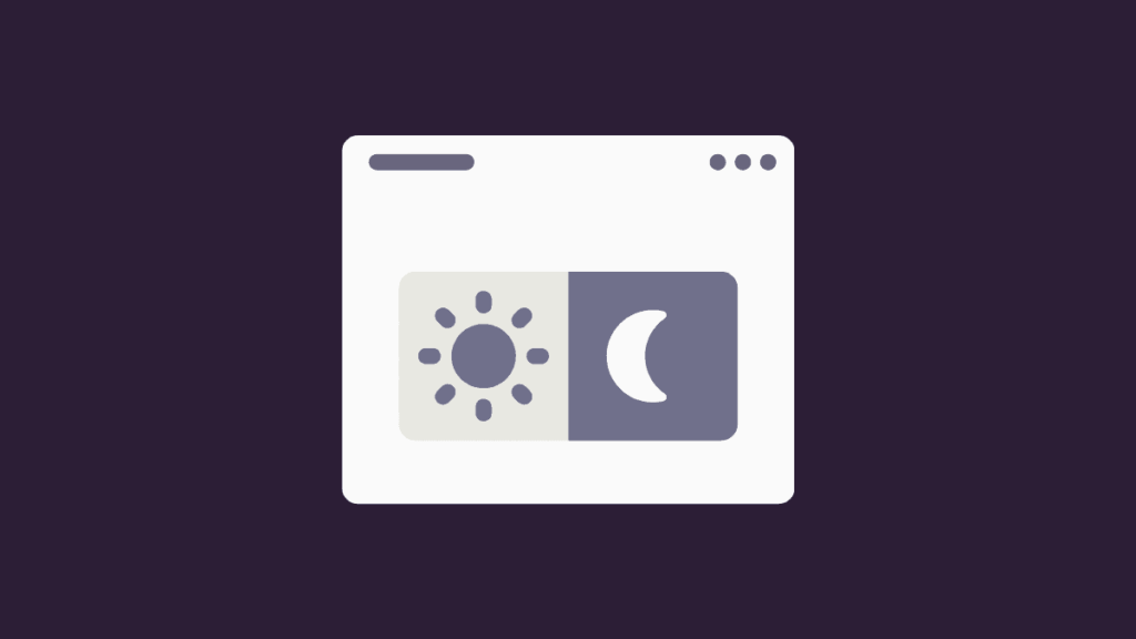 dark mode in web design
